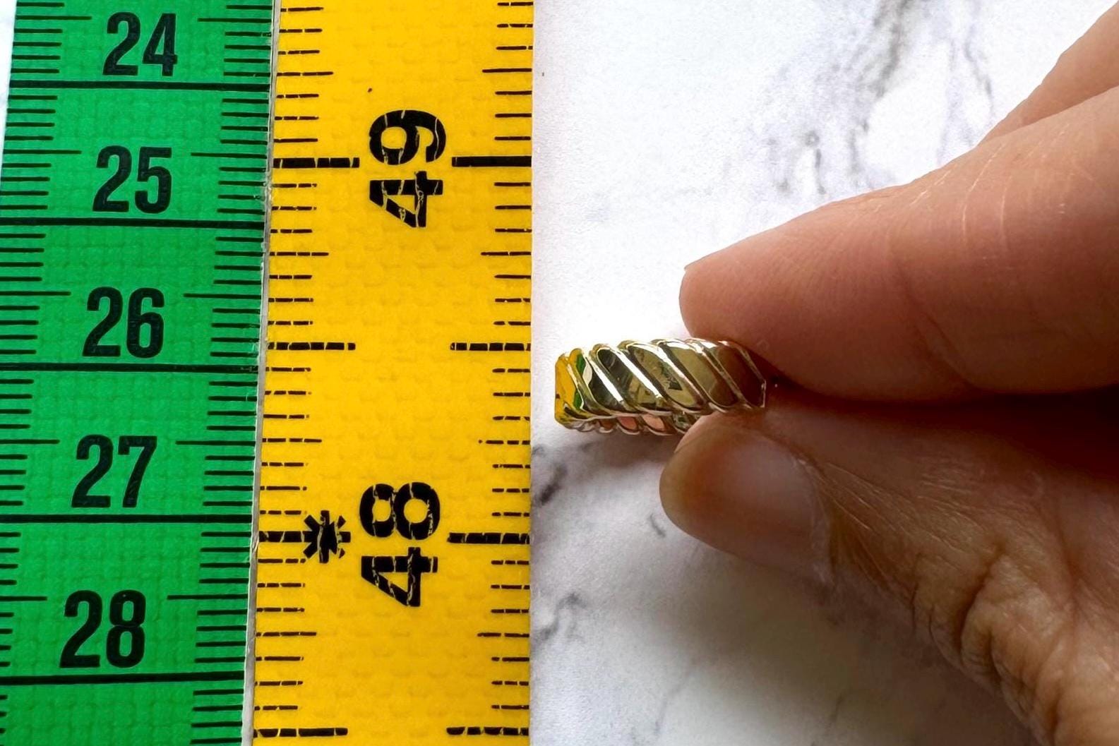 14k Solid Gold Twisted Rope Lowen Hoops: Classic Fine Jewelry