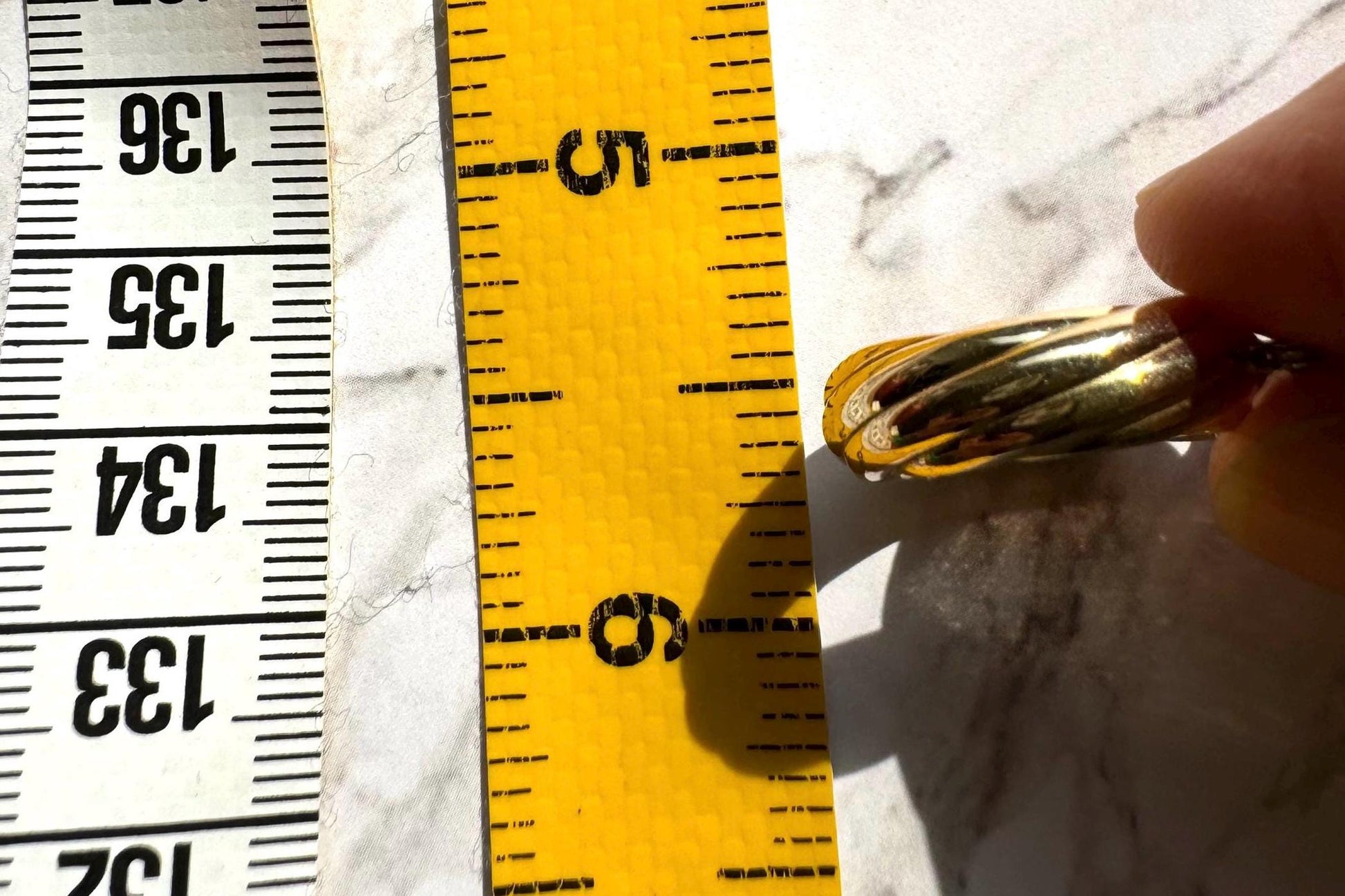 14k Solid Gold Hoop Earrings: Milor Italy Swirling Dome Design