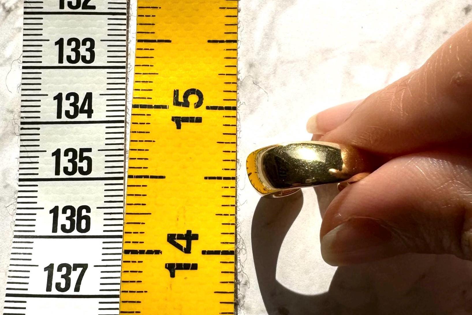 14k solid gold Thick Crescent Hoop Earrings – Modern & Bold minimalistic and elegant fine vintage jewelry