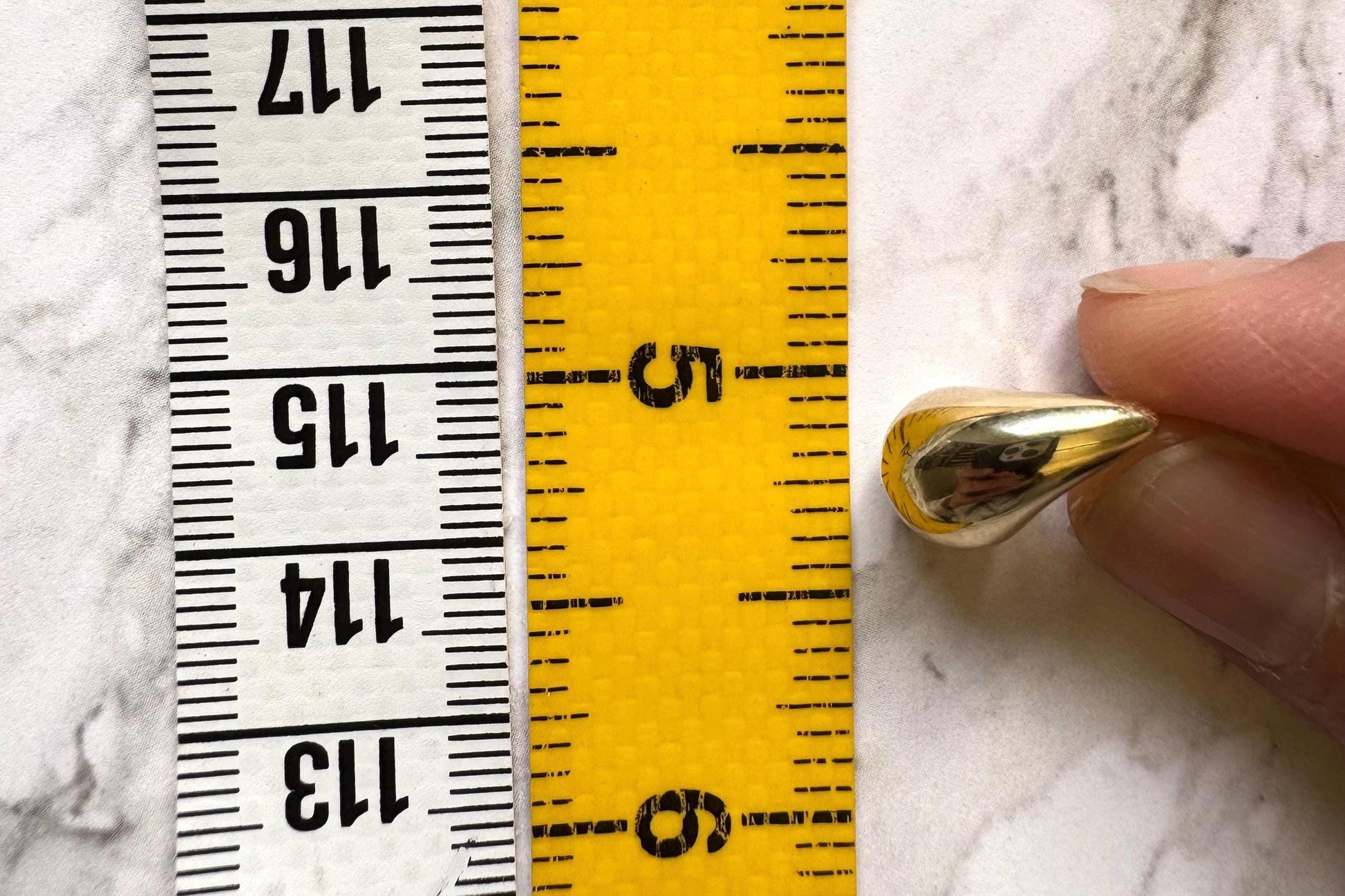 14k Solid Gold Teardrop Stud Lux Earrings: Minimalist Liquid Gold Jewelry