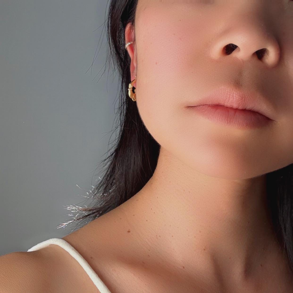 14k solid gold claddagh heart hoop earrings Love Loyalty & a Little Luxury fine vintage jewelry