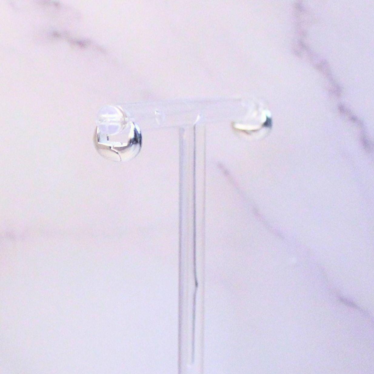 Minimalist Ultra Mini Sterling Silver Stella Earrings | Everyday Hoop Studs