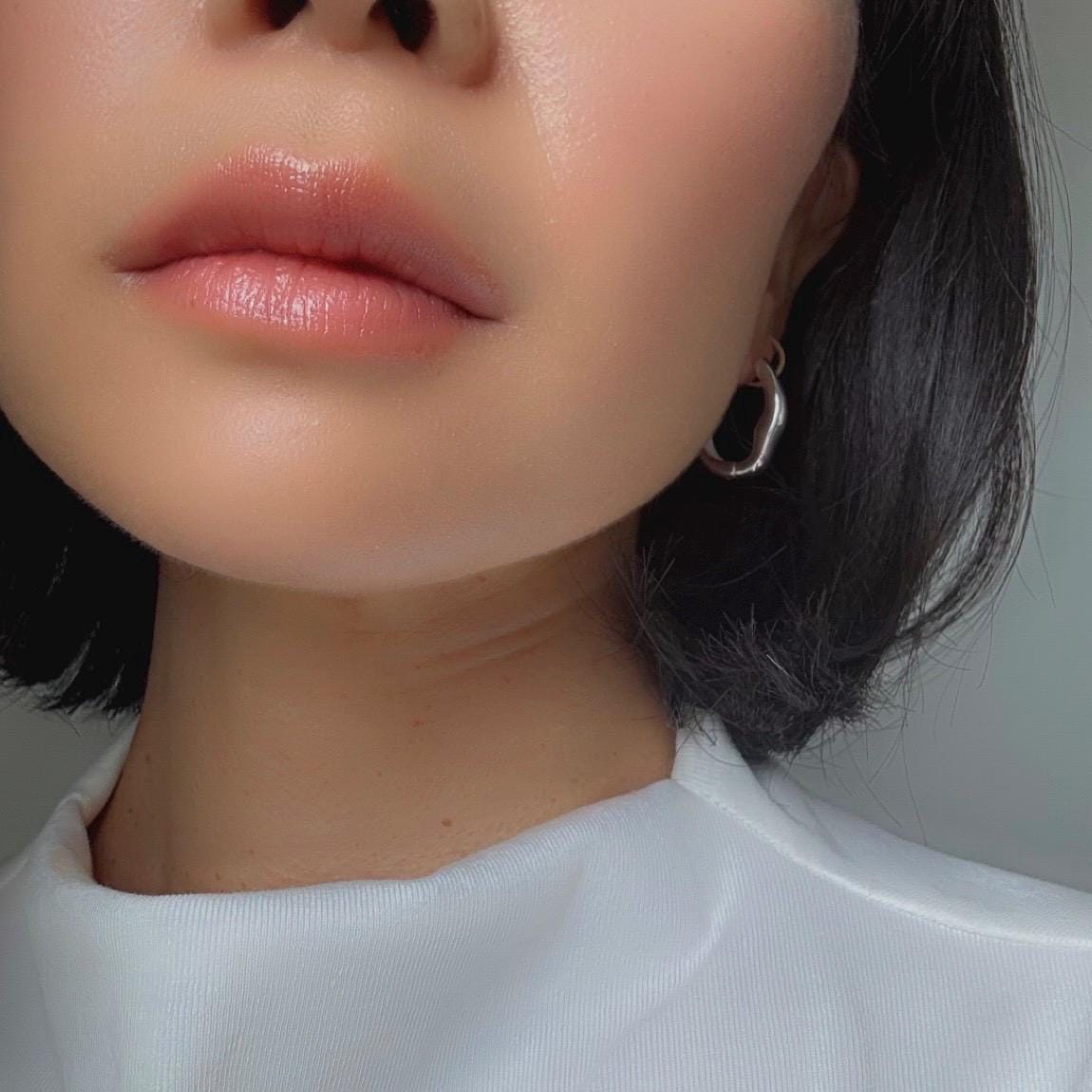 Sterling Silver Organic Hoop Emma Earrings | Modern Sculptural Huggies