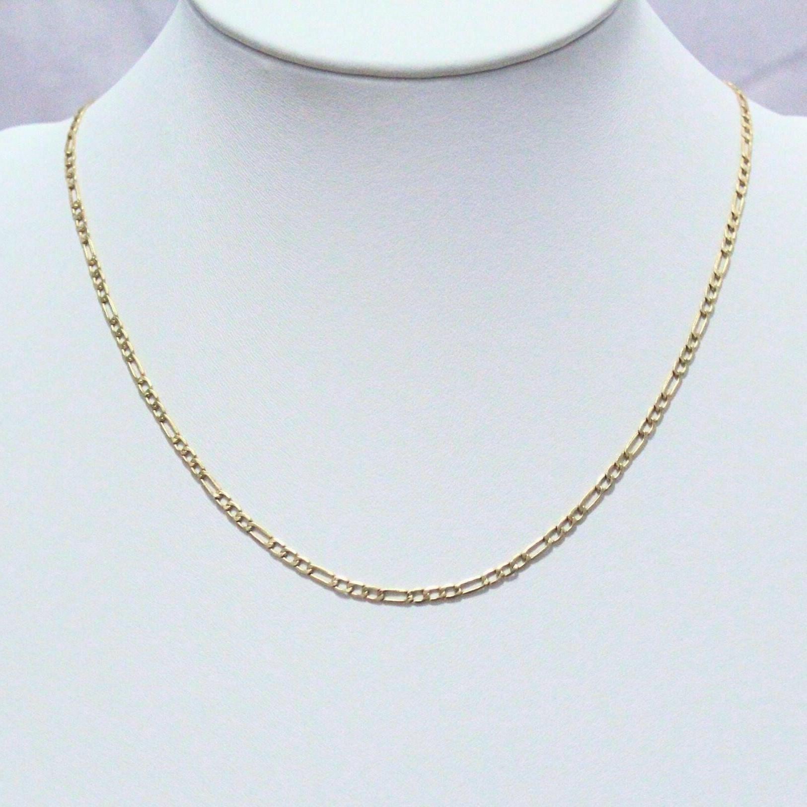 10K Gold Spencer Chain Necklace: Unisex Elongated Link Design