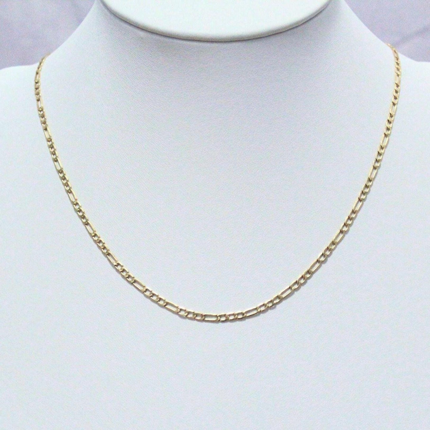 10K Gold Spencer Chain Necklace: Unisex Elongated Link Design