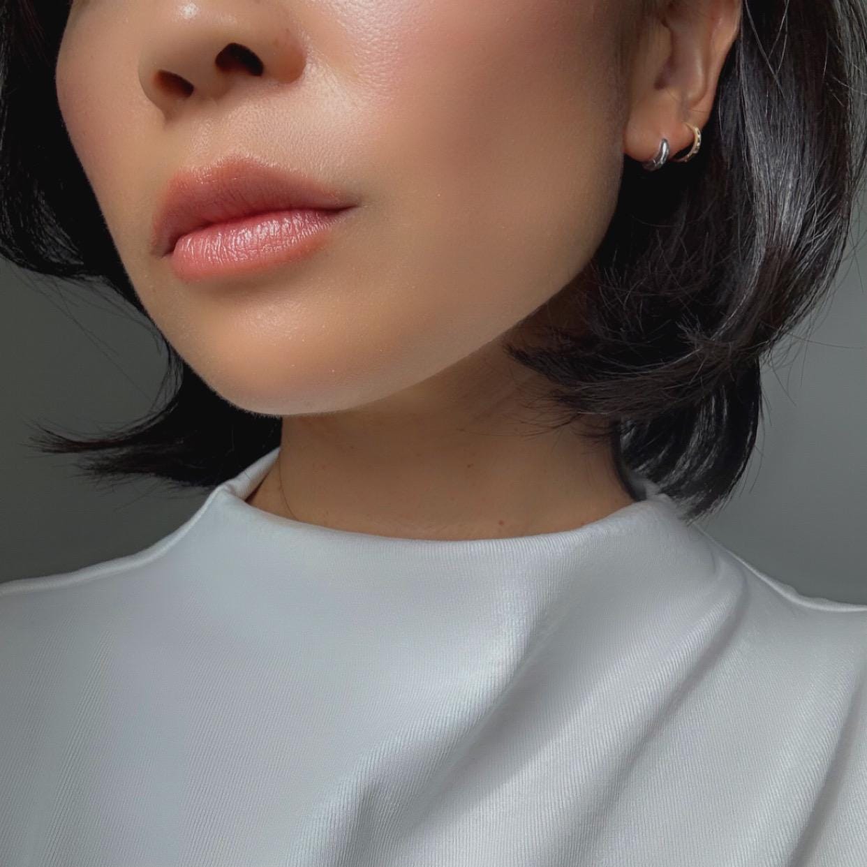 Minimalist Ultra Mini Sterling Silver Stella Earrings | Everyday Hoop Studs