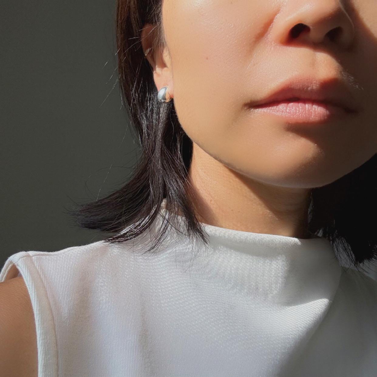 Minimalist Sterling Silver Abigail Dome Earrings | Classic Rounded Studs | Timeless Everyday Jewelry