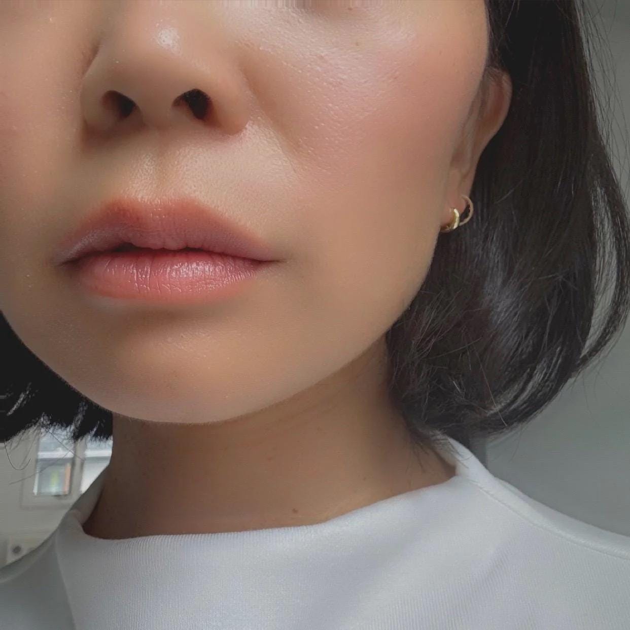 Minimalist Ultra Mini Sterling Silver Stella Earrings | 14k Gold Plated | Everyday Hoop Studs