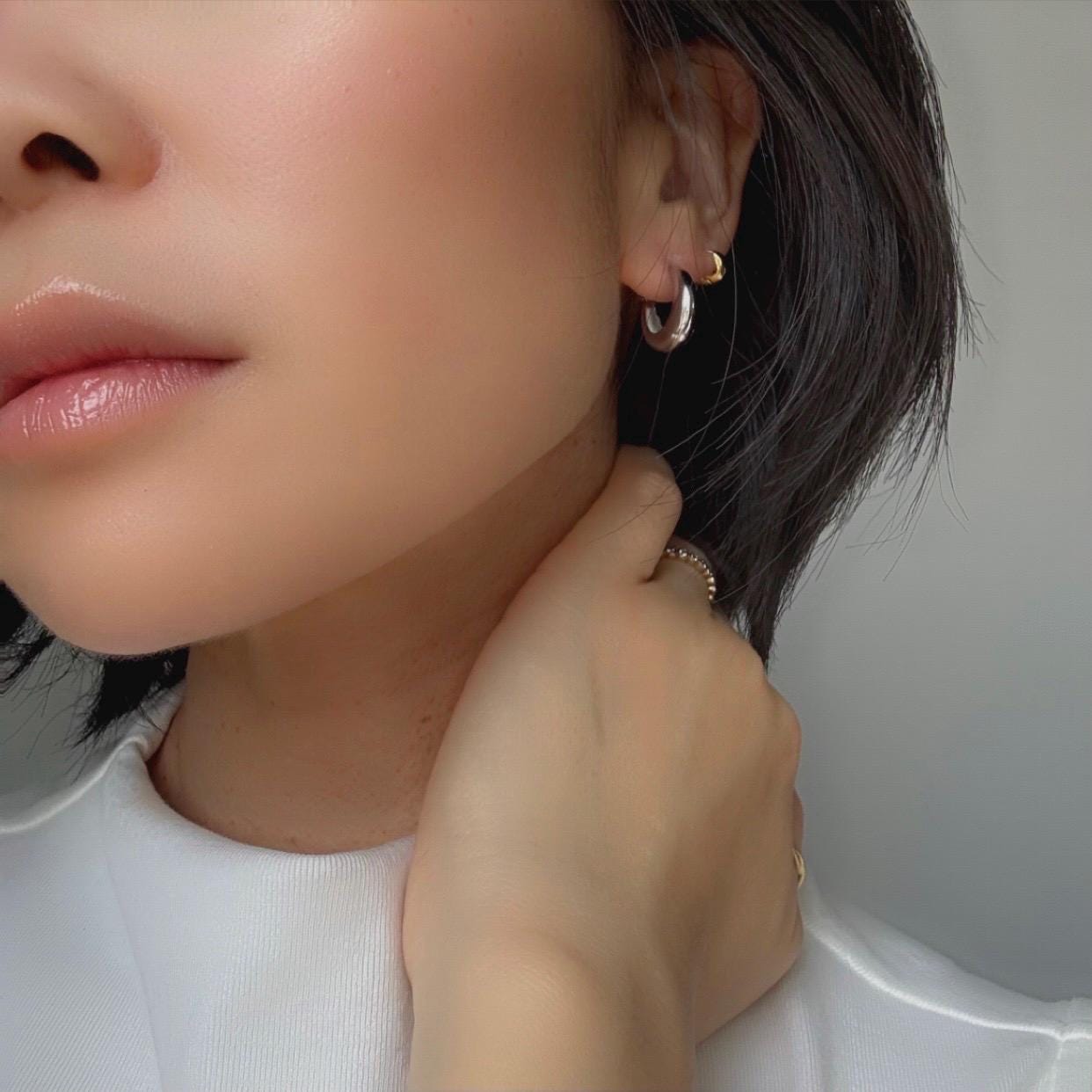 Classic Sterling Silver Hoop Summer Earrings – Timeless Everyday Jewelry