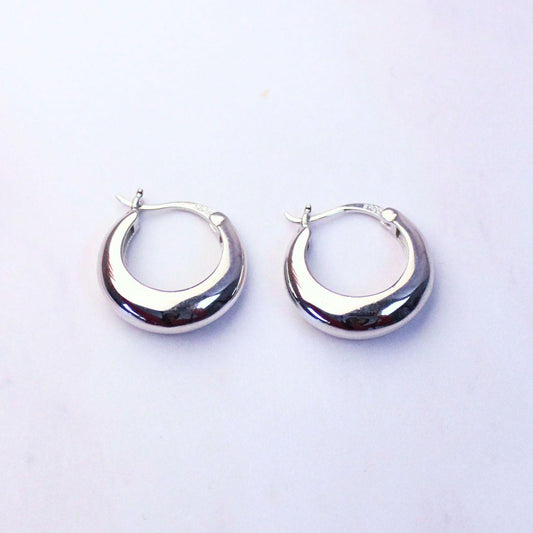 Classic Sterling Silver Hoop Summer Earrings – Timeless Everyday Jewelry