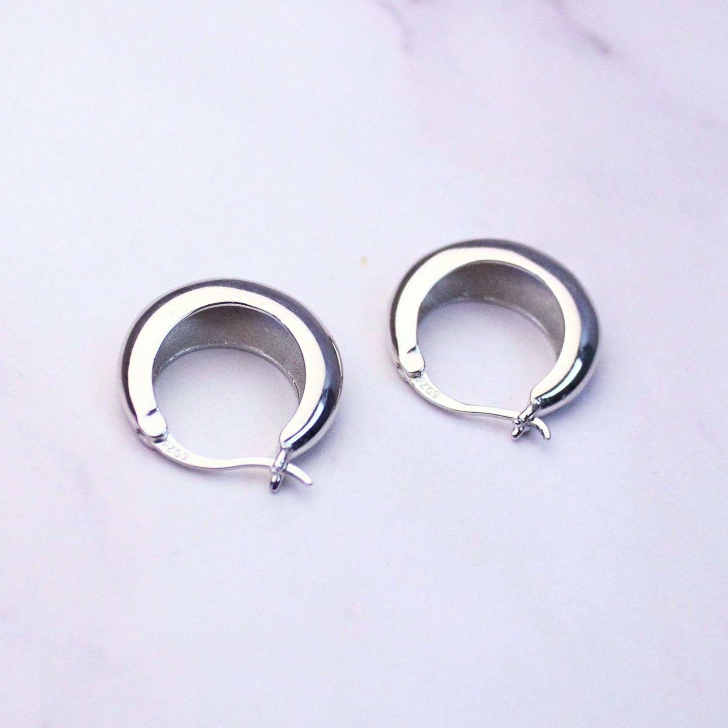 Classic Sterling Silver Hoop Summer Earrings – Timeless Everyday Jewelry