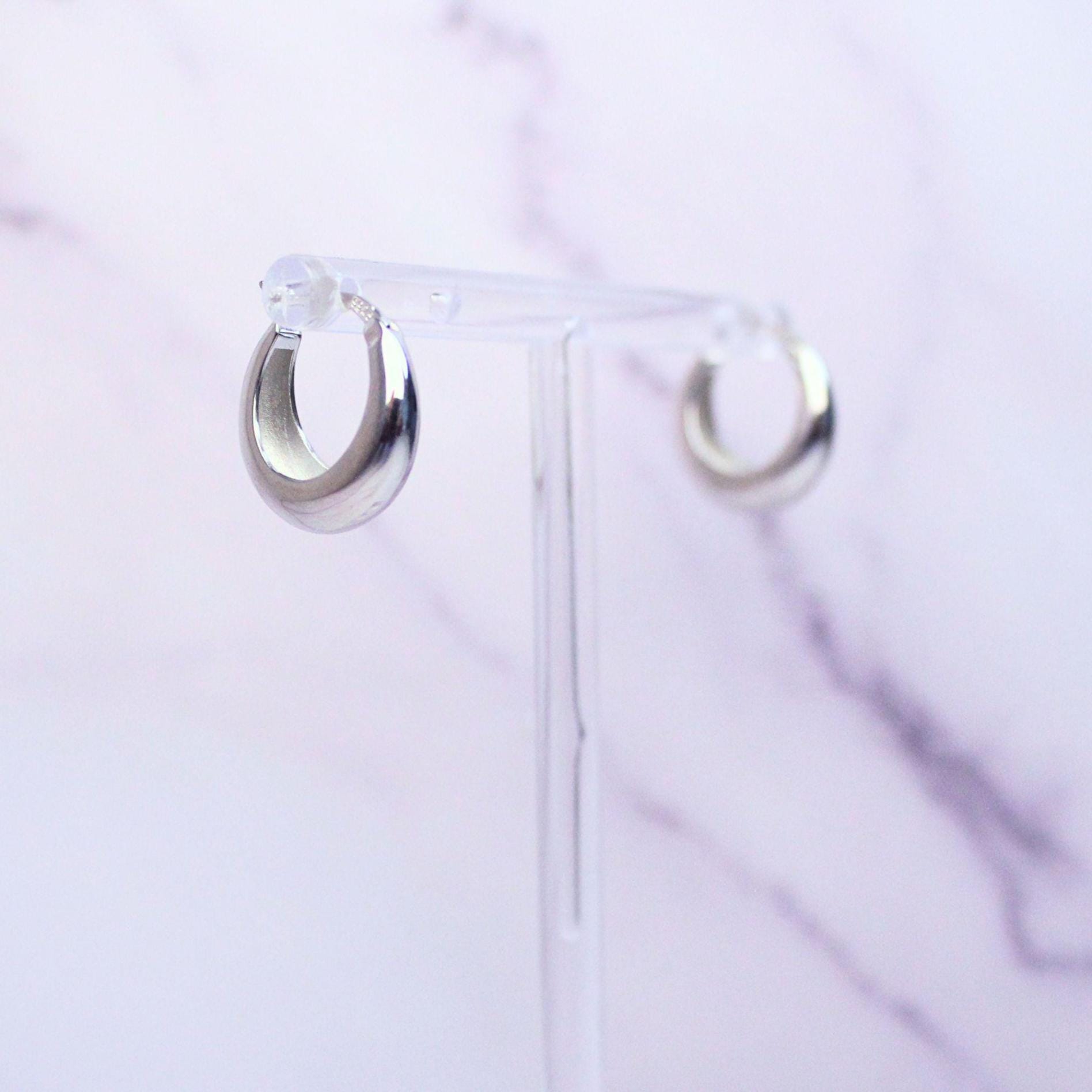 Classic Sterling Silver Hoop Summer Earrings – Timeless Everyday Jewelry